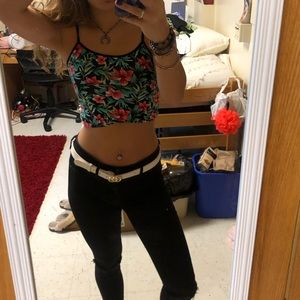 floral tank top